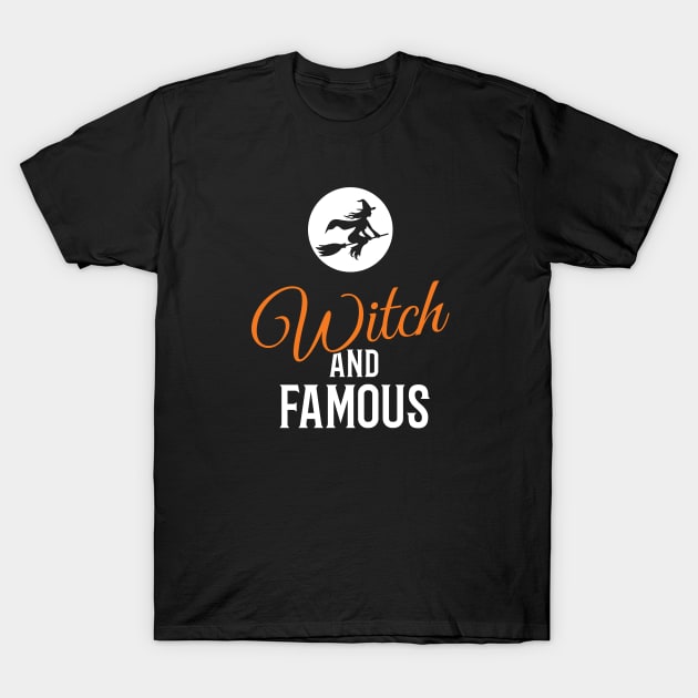 Witch and Famous Halloween T-Shirt by creativecurly